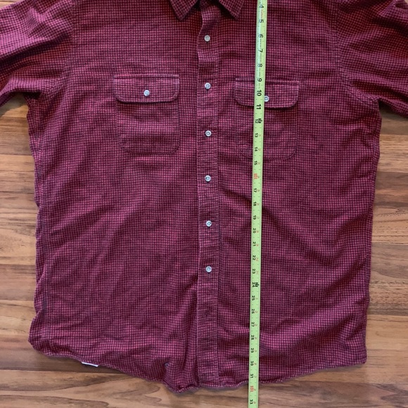 L.L. Bean Black and Red Plaid Flannel - Picture 3 of 5